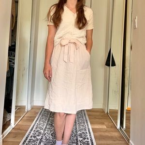 SOLD | Pale pink paperbag skirt 🎀